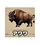 トゲトゲバッファロー（個別スタンプ：36）