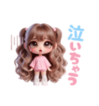 毎日使える♡ピンクのツインテールちゃん♡（個別スタンプ：28）