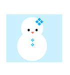10000雪だるまパレード（個別スタンプ：1）
