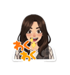 使いやすい大人のお姉さんスタンプ（個別スタンプ：11）