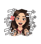 使いやすい大人のお姉さんスタンプ（個別スタンプ：16）