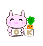 ぷにっとかわいい♡うさぎさん（個別スタンプ：9）