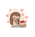 うさぎ×ハリネズミのカップル Part 2（個別スタンプ：7）