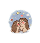 うさぎ×ハリネズミのカップル Part 2（個別スタンプ：9）