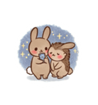 うさぎ×ハリネズミのカップル Part 2（個別スタンプ：11）