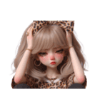 The‼️GAL‼️見やすい豹柄ギャル（個別スタンプ：10）
