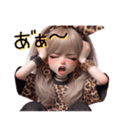 The‼️GAL‼️見やすい豹柄ギャル（個別スタンプ：15）