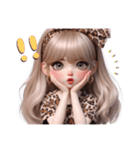 The‼️GAL‼️見やすい豹柄ギャル（個別スタンプ：30）