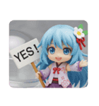 ジャンプ精霊ちゃんカプセルトイ(四角型)（個別スタンプ：2）