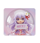 ジャンプ精霊ちゃんカプセルトイ(四角型)（個別スタンプ：6）