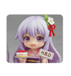 ハッピーバースデー精霊ちゃん(四角型)（個別スタンプ：4）