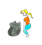 こあらとおねえさん（個別スタンプ：8）