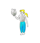 こあらとおねえさん（個別スタンプ：21）