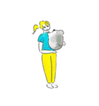 こあらとおねえさん（個別スタンプ：22）