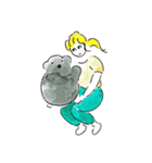 こあらとおねえさん（個別スタンプ：33）