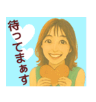 【夏】毎日使える便利な女の子スタンプ（個別スタンプ：9）