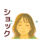 【夏】毎日使える便利な女の子スタンプ（個別スタンプ：15）