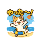 なつネコのほんわか日常スタンプ（個別スタンプ：6）