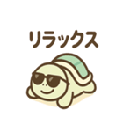 ゆるかわカメの日常スタンプ（個別スタンプ：19）