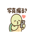 ゆるかわカメの日常スタンプ（個別スタンプ：32）