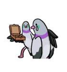 鳩にはトラブル無用5 (2025 LET'S DRAW)（個別スタンプ：6）