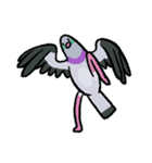 鳩にはトラブル無用5 (2025 LET'S DRAW)（個別スタンプ：15）