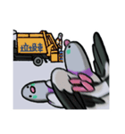 鳩にはトラブル無用5 (2025 LET'S DRAW)（個別スタンプ：18）