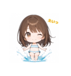 表情豊かなミニ女の子 - 日常スタンプ2（個別スタンプ：4）