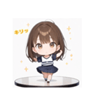 表情豊かなミニ女の子 - 日常スタンプ2（個別スタンプ：8）