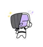 お手伝いYOUn（青紫）（個別スタンプ：1）