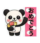 【夏】毎日がっつり使おうパンダ（個別スタンプ：9）