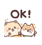 きゅんポメCaffe♪楽しい1日編（個別スタンプ：5）