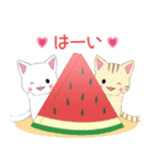 ちびにゃんこ18【夏】（個別スタンプ：5）