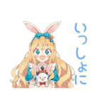 メルヘンアリス★白うさぎと海水浴（個別スタンプ：27）