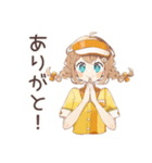 キュートなウェイトレスのお仕事♡（個別スタンプ：3）