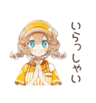 キュートなウェイトレスのお仕事♡（個別スタンプ：7）