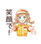キュートなウェイトレスのお仕事♡（個別スタンプ：11）