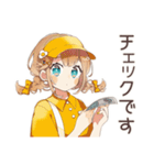 キュートなウェイトレスのお仕事♡（個別スタンプ：13）