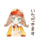 キュートなウェイトレスのお仕事♡（個別スタンプ：25）