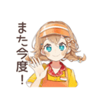 キュートなウェイトレスのお仕事♡（個別スタンプ：40）