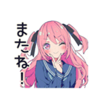 げんきな女子高生★放課後トーク（個別スタンプ：3）