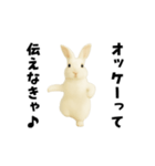 エッホエッホうさぎ（個別スタンプ：1）