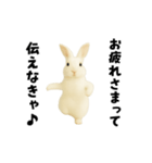 エッホエッホうさぎ（個別スタンプ：2）