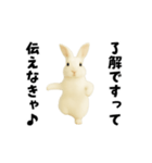 エッホエッホうさぎ（個別スタンプ：4）
