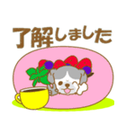 【犬屋】うちの子1番(チベタン)⑤（個別スタンプ：16）