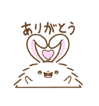 毎日使う！癒しのだらしなうさぎと仲間たち（個別スタンプ：3）