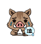 使いやすいイノシシスタンプ 亥年専用（個別スタンプ：4）