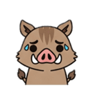使いやすいイノシシスタンプ 亥年専用（個別スタンプ：8）