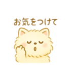 サモエド？！犬 日本語（個別スタンプ：3）
