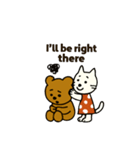 くまちゃんベストフレンドねこちゃん（個別スタンプ：10）
